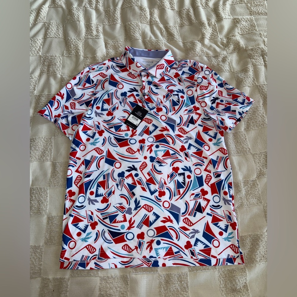 NWT Good Good Golf Proud & True Polo‎ size L